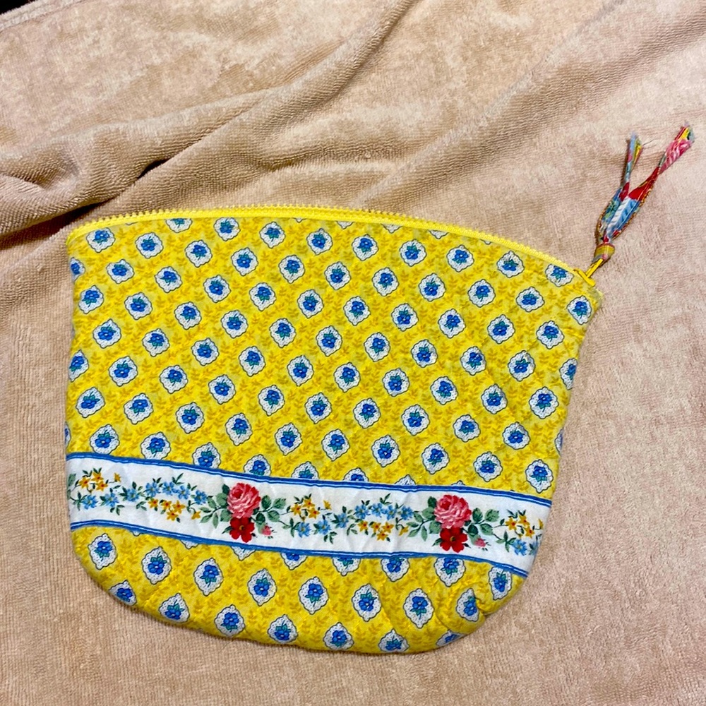 Vera Bradley vintage Elizabeth print makeup bag